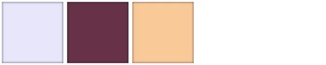 lavender plum pastel orange